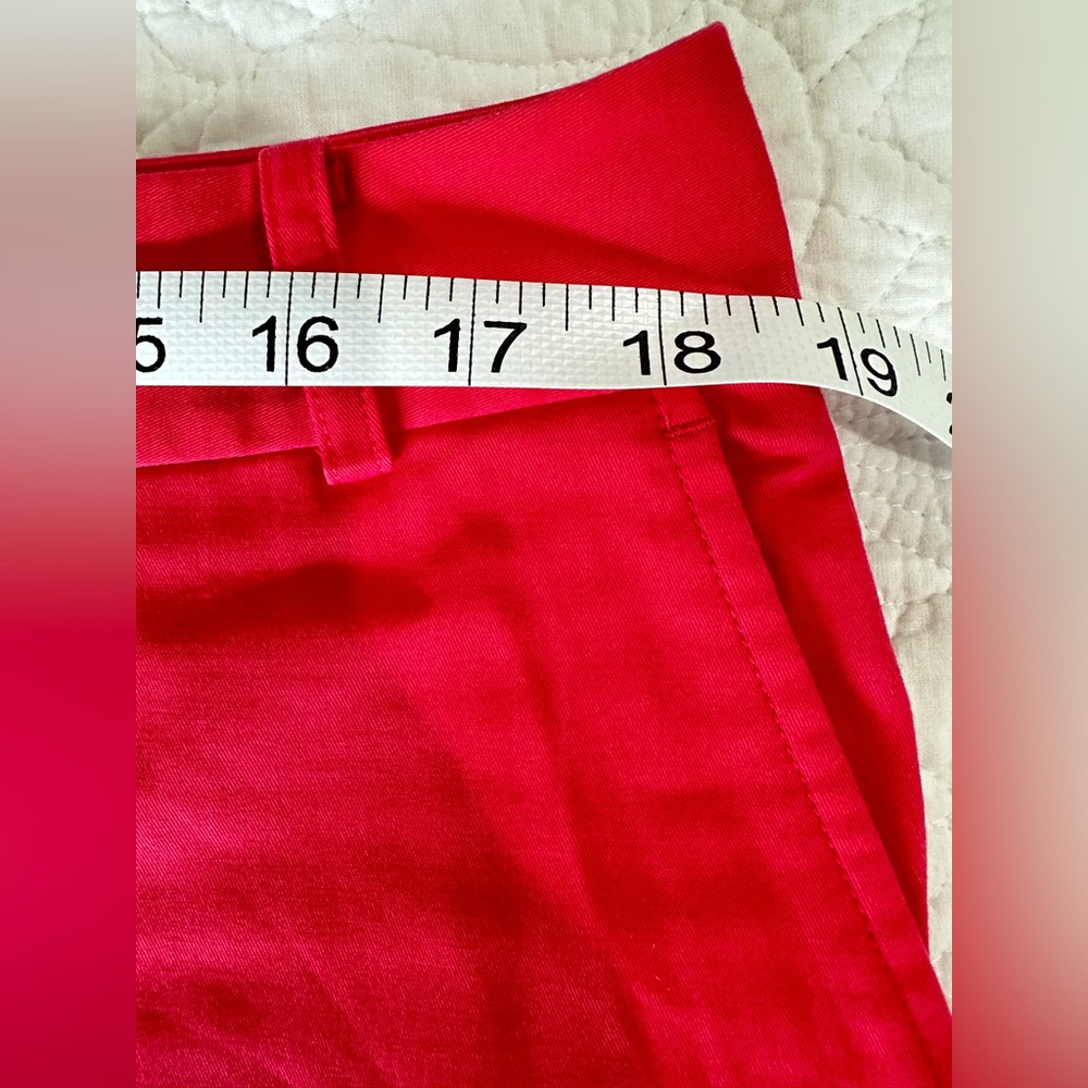 PRELOVED SZ 14 Talbots Vibrant Deep Pink/Red Women's Bermuda shorts - Picture 5 of 8